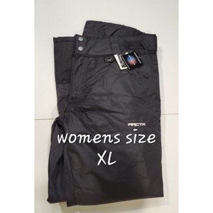 Arctix womens insulated snow pants black XL